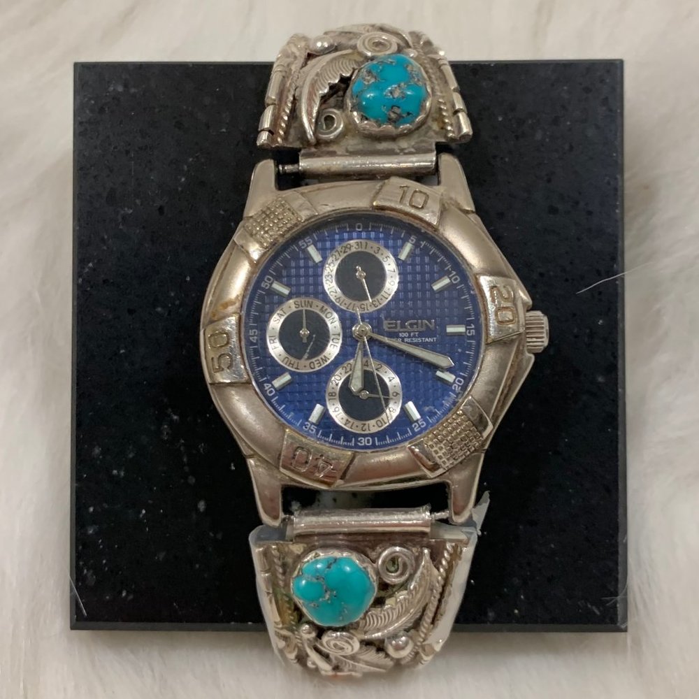 Elgin Silver Wrist Watch